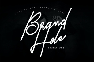 Brand Hole | Handwritten Signature Font Font Download