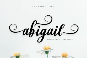 Abigail - Script Font Font Download
