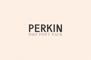 Perkin | Duo Font Pack Font Download