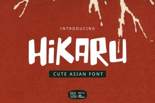 Hikaru Asian Font Font Download