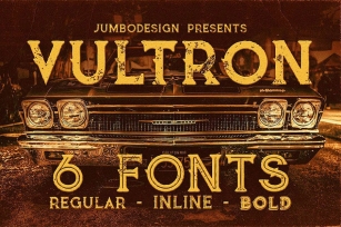 Vultron - Vintage Style Font Font Download