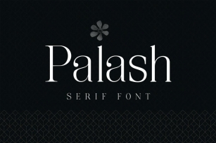 Palash - Serif Font Font Download