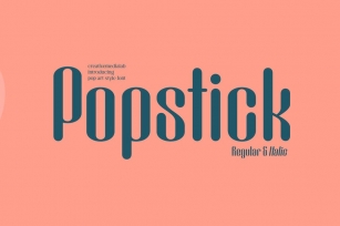 Popstick font Font Download