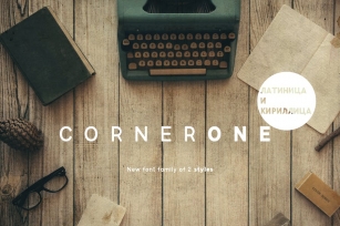 CornerOne Typeface Font Download