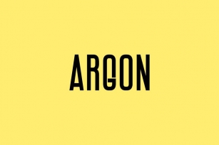 ARGON - Unique Display / Headline Typeface Font Download