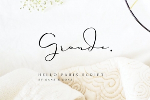 Hello Paris Script Font Download