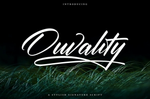 Ouvality Script | A Stylish Signature Script Font Font Download