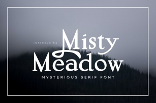 Misty Meadow - Mysterious Serif Font Font Download