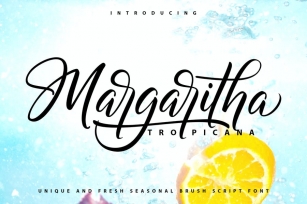 Margaritha-Tropicana | Unique Brush Script Font Font Download
