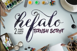 Hefalo Brush Script Font Download
