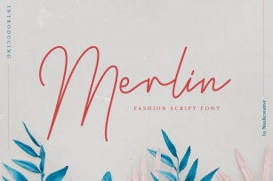 Merlin - Elegant Fashion Script Font Download