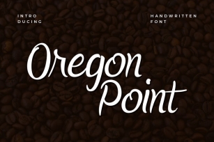 Oregon Point Handwritten Font Font Download