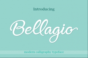 Bellagio Script Font Download