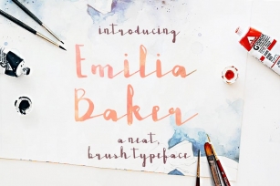 Emilia Baker Font Download