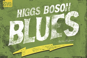 Higgs Boson Blues handmade OpenType SVG color font Font Download