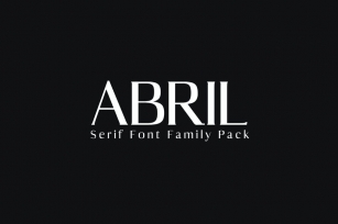 Abril Serif Font Family Pack Font Download