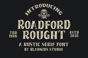 Roadford Rought - Rustic Serif Font Font Download