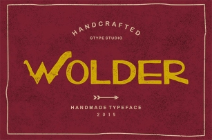 Wolder Typeface Font Download