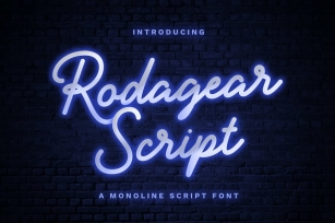 Rodagear Script Font Download