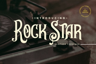 Rockstar- Vintage Decorative Typeface Font Download