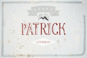 Patrick font & Lettering Kit Font Download
