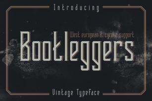 Bootleggers font Font Download
