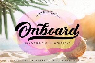 Onboard | Smooth Script Font Font Download