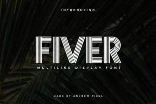Fiver - Display Font Font Download