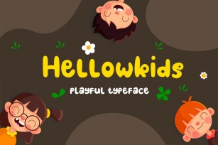 Hellowkids - Fun Children Typeface Font Download