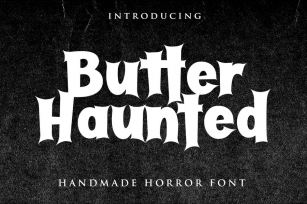 Butter Haunted Font Download
