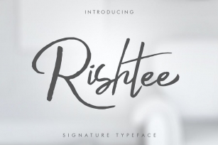 Rishtee Signature Font Download
