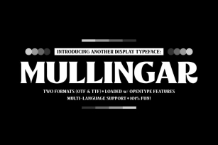 Mullingar Display Font Download