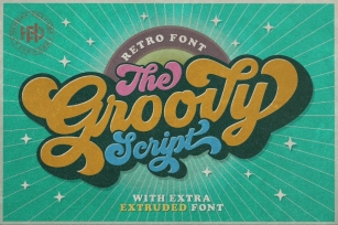 Groovy - Retro Font Font Download