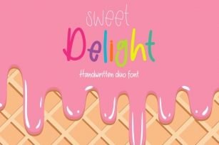 Sweet Delight - Handwritten Duo Font Font Download