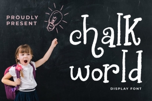 Chalk World Display Font Font Download