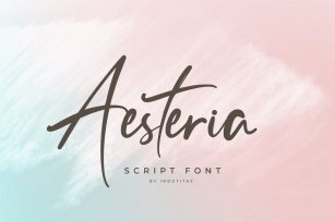 Aesteria Script Font Download