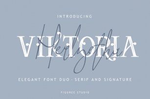 Viktoria - Elegant Font Duo Font Download