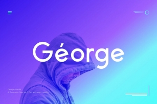 George Sans Geometric Typeface Font Download