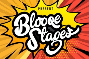 Blooqe Stages | Bold Script Font Font Download