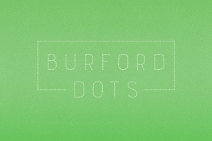 Burford Dots Font Download