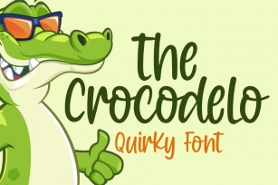 Crocodelo - a Quirky Font Font Download