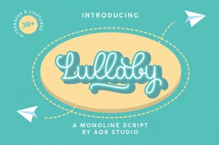 Lullaby Playful Typeface Font Download