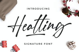 Heatting - Signature Font Font Download