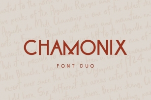Chamonix Font Duo Font Download