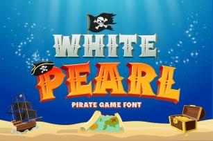 White Pearl - Pirate game font Font Download