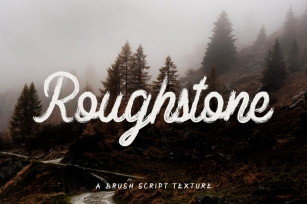 Roughstone - Handbrush Typeface Font Download