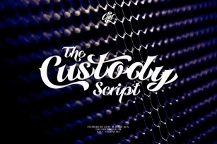 Custody Script - Tattoo Font Font Download