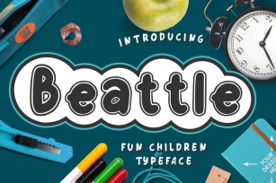 Beattle Fun Children Typeface Font Download