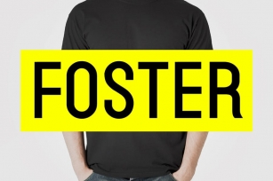 FOSTER - Amazing Display / Headline Typeface Font Download