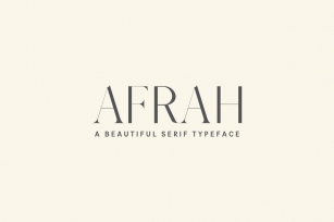 Afrah Serif Font Family Pack Font Download